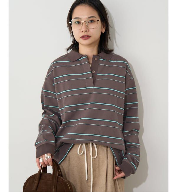 JOURNAL STANDARD「マルチボーダーポロシャツ」|Tシャツ・カットソー|