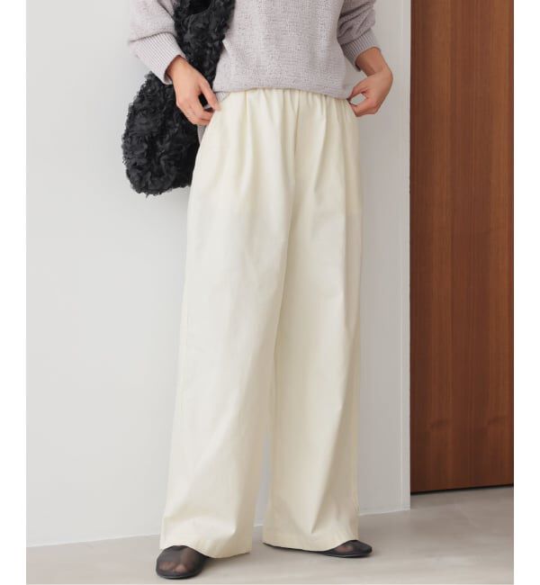 JOURNAL STANDARD relume「コットンツイルギャザーワイドパンツ」|その他|