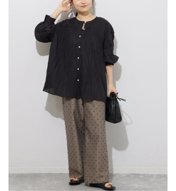 JOURNAL STANDARD relume「コットンボイルクリンクルピンタックブラウス」|シャツ・ブラウス|
