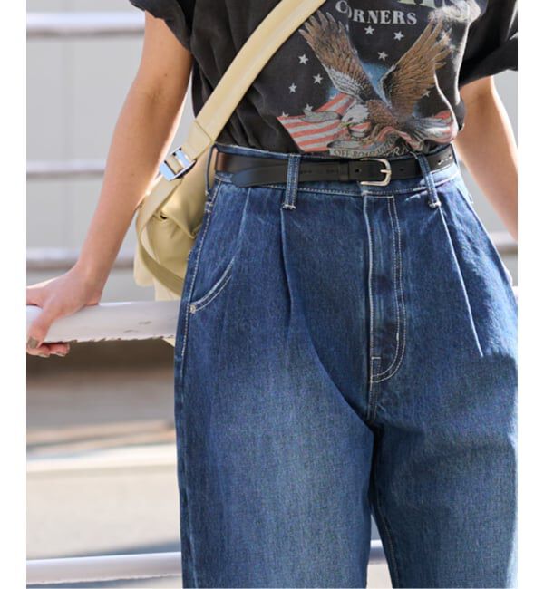 JOURNAL STANDARD「《追加》2タックワイドデニムパンツ」|デニム|