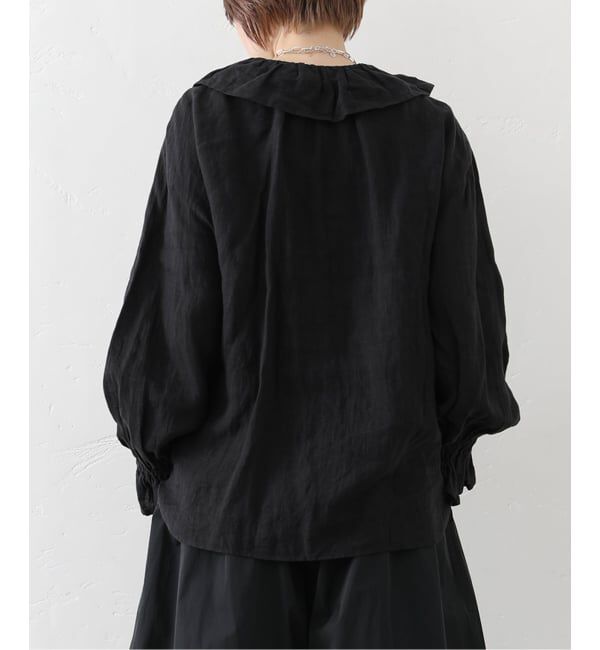journal standard luxe「フレンチリネン フリルパフブラウス」|シャツ・ブラウス|
