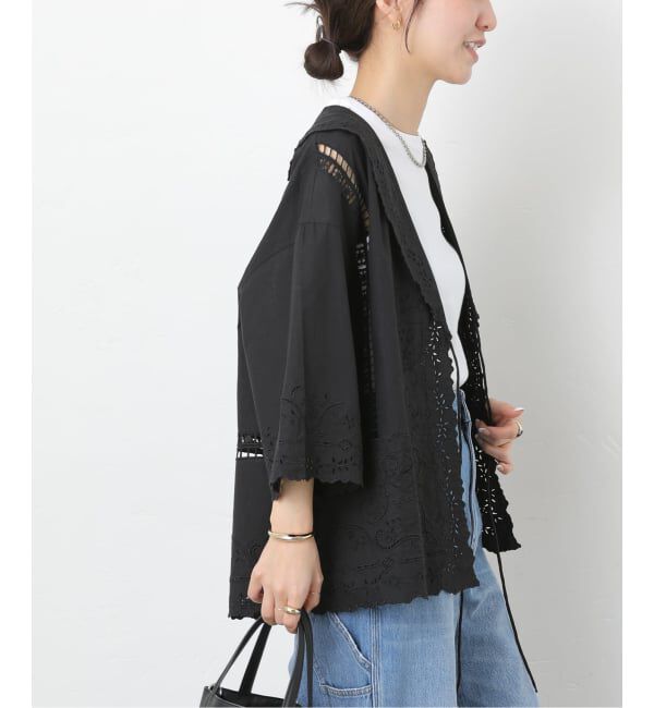 JOURNAL STANDARD relume「スクエアエンブロイダリーフラットカラーブラウス」|シャツ・ブラウス|