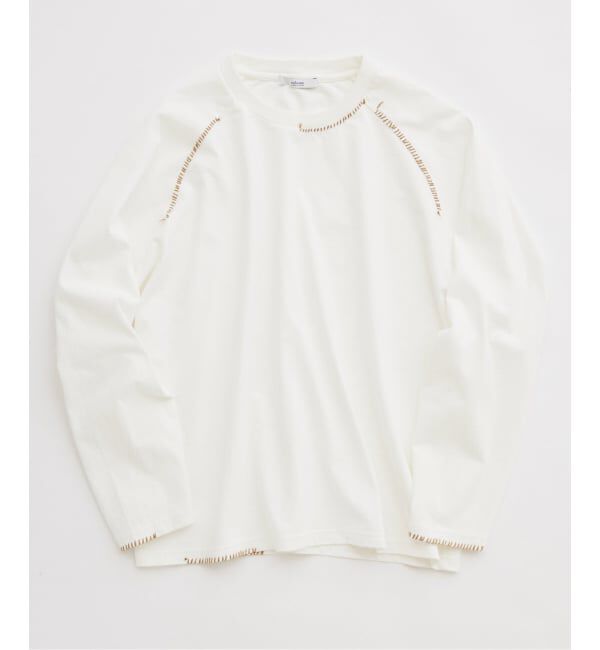 JOURNAL STANDARD relume「ハンドステッチ ラグラン ロンT」|Tシャツ・カットソー|ホワイト A