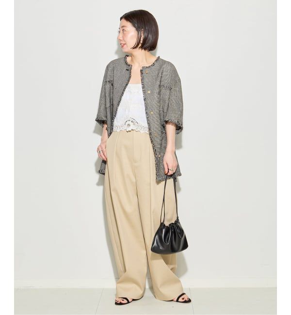 journal standard L'essage「【MAURIZIO MYKONOS/マウリツィオ ミコノス】TOP：ブラウス」|シャツ・ブラウス|