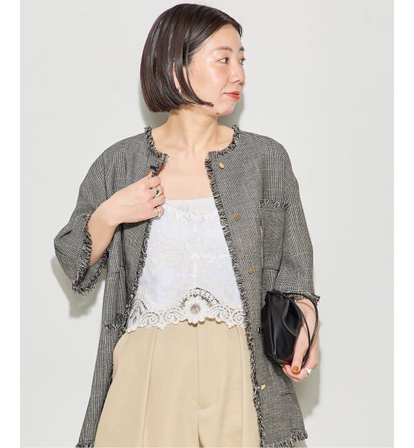 journal standard L'essage「【MAURIZIO MYKONOS/マウリツィオ ミコノス】TOP：ブラウス」|シャツ・ブラウス|