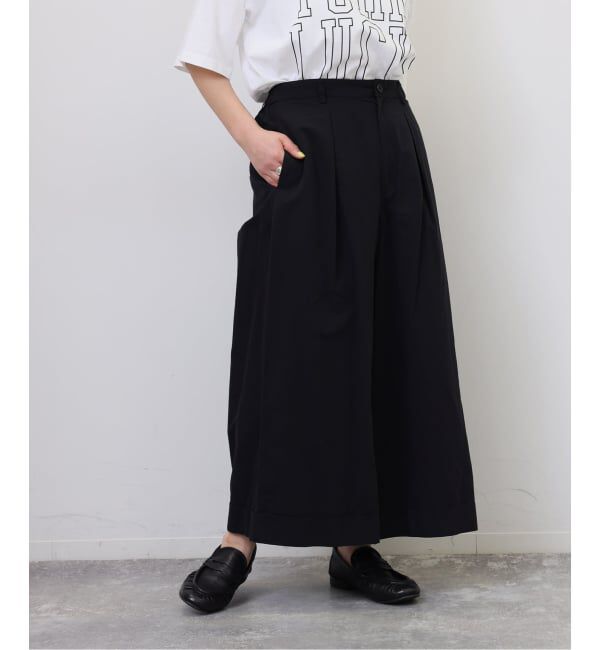 journal standard luxe「C/Cu ワイドマッキンパンツ」|その他|ブラック