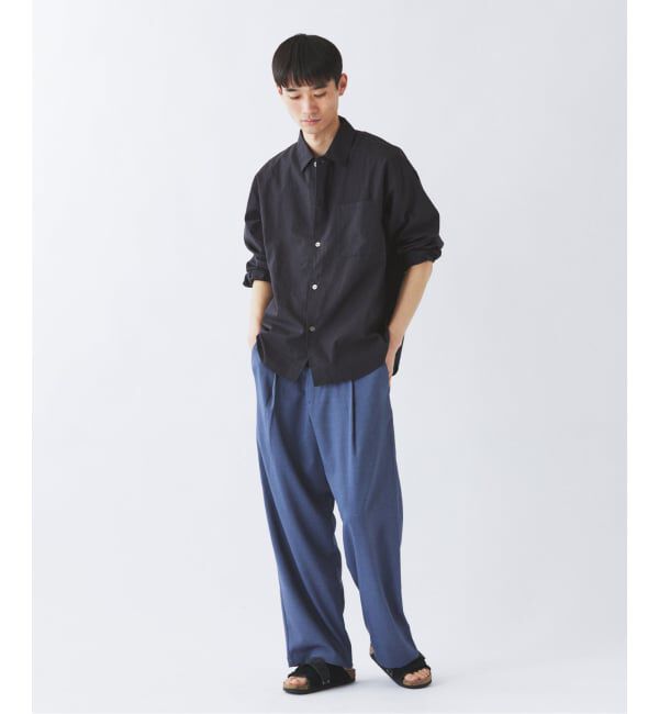JOURNAL STANDARD relume「《予約》JAMES FABRIC コットンリネン ガーメントダイ シャツ」|シャツ・ブラウス|