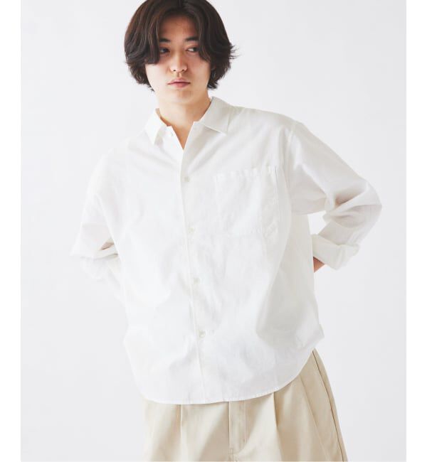 JOURNAL STANDARD relume「《予約》JAMES FABRIC コットンリネン ガーメントダイ シャツ」|シャツ・ブラウス|