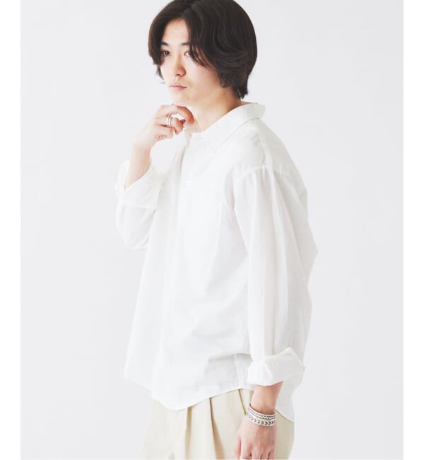 JOURNAL STANDARD relume「《予約》JAMES FABRIC コットンリネン ガーメントダイ シャツ」|シャツ・ブラウス|