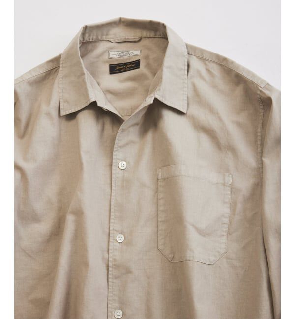 JOURNAL STANDARD relume「《予約》JAMES FABRIC コットンリネン ガーメントダイ シャツ」|シャツ・ブラウス|