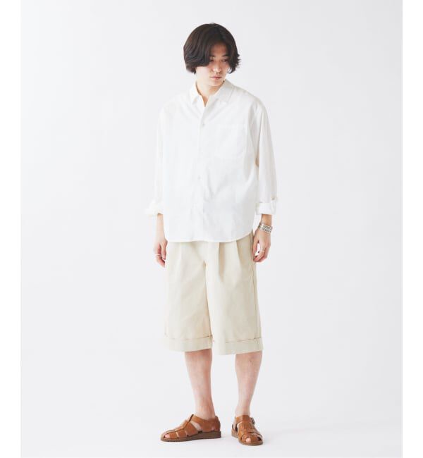 JOURNAL STANDARD relume「《予約》JAMES FABRIC コットンリネン ガーメントダイ シャツ」|シャツ・ブラウス|