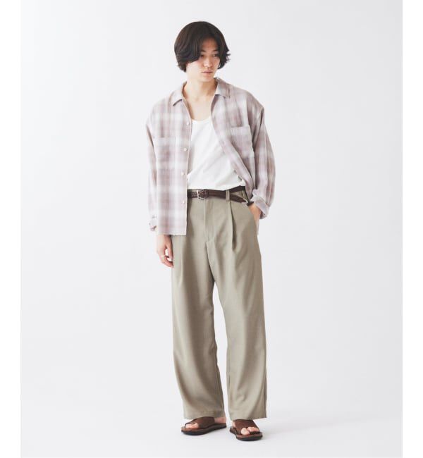 JOURNAL STANDARD relume「《予約》TCガーゼ オンブレチェック シャツ」|シャツ・ブラウス|