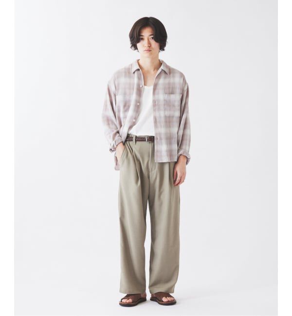 JOURNAL STANDARD relume「《予約》TCガーゼ オンブレチェック シャツ」|シャツ・ブラウス|