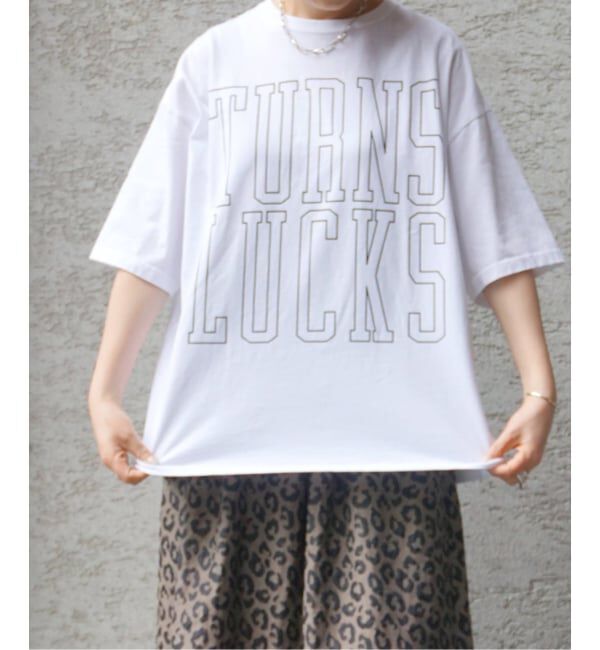 journal standard luxe「《追加予約２》プリントT TURNS LUCKS」|Tシャツ・カットソー|