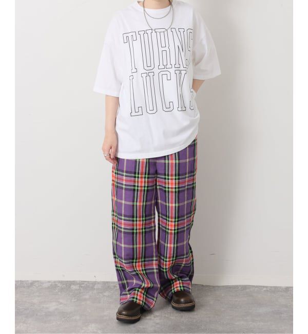 journal standard luxe「《追加予約２》プリントT TURNS LUCKS」|Tシャツ・カットソー|