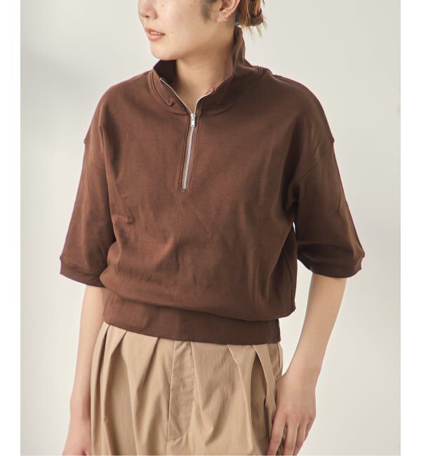 journal standard L'essage「《予約》ハーフジップポロシャツ」|Tシャツ・カットソー|