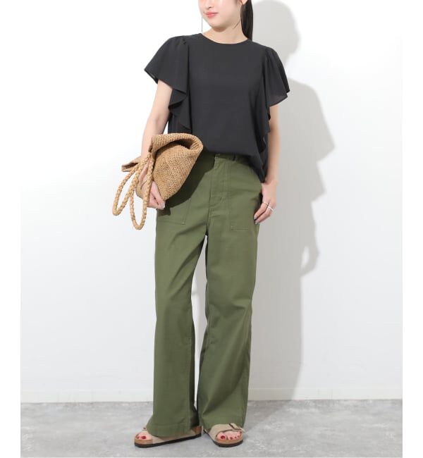 JOURNAL STANDARD relume「《予約》ラミーボイルクロスラッフルブラウス」|シャツ・ブラウス|