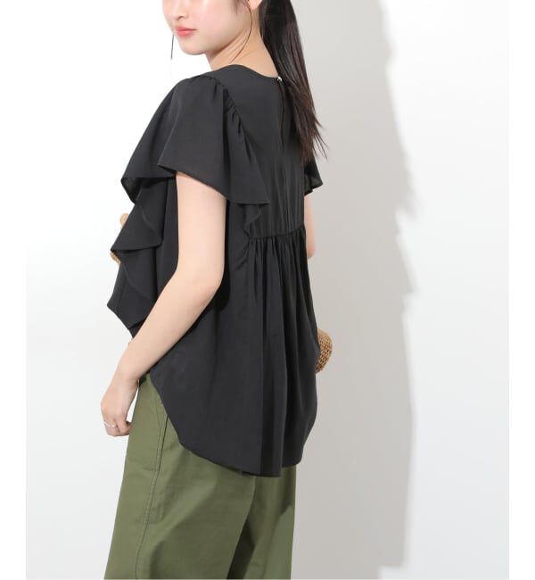 JOURNAL STANDARD relume「《予約》ラミーボイルクロスラッフルブラウス」|シャツ・ブラウス|
