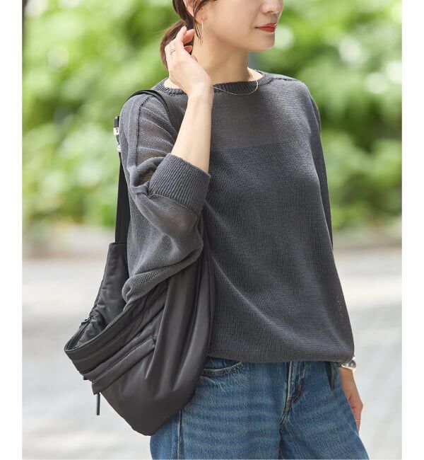 JOURNAL STANDARD「《予約》ペーパーヤーンドルマンプルオーバー」|ニット・セーター|