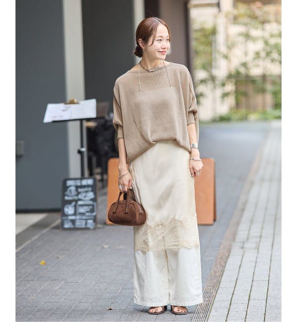 JOURNAL STANDARD「《予約》ペーパーヤーンドルマンプルオーバー」|ニット・セーター|