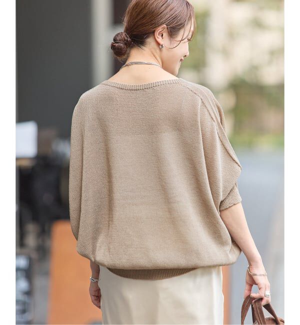JOURNAL STANDARD「《予約》ペーパーヤーンドルマンプルオーバー」|ニット・セーター|