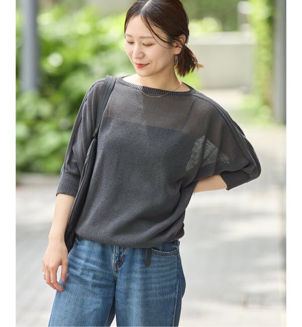 JOURNAL STANDARD「《予約》ペーパーヤーンドルマンプルオーバー」|ニット・セーター|
