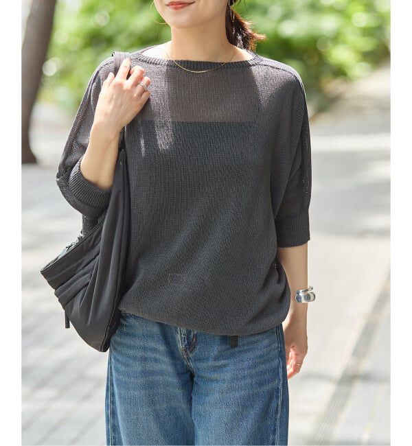 JOURNAL STANDARD「《予約》ペーパーヤーンドルマンプルオーバー」|ニット・セーター|