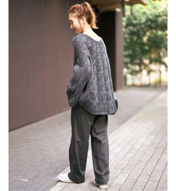 Spick and Span「《追加2》ルーズベイカーパンツ」|カーゴ|