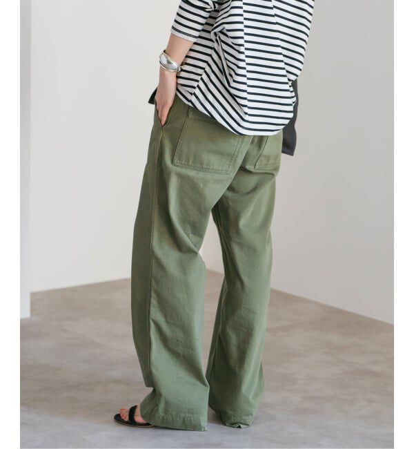 Spick and Span「《WEB限定 / 追加3》ルーズベイカーパンツ」|カーゴ|