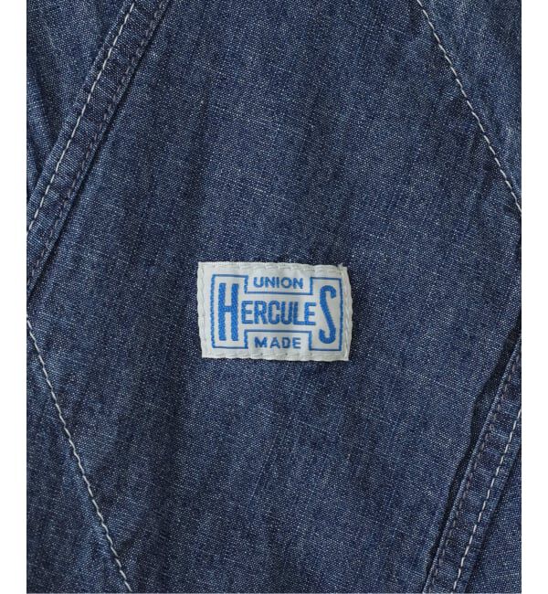 FRAMeWORK「UNION HERCULES/ユニオンヘラクレス MADE インディゴダンガリー オーバー」|オールインワン|