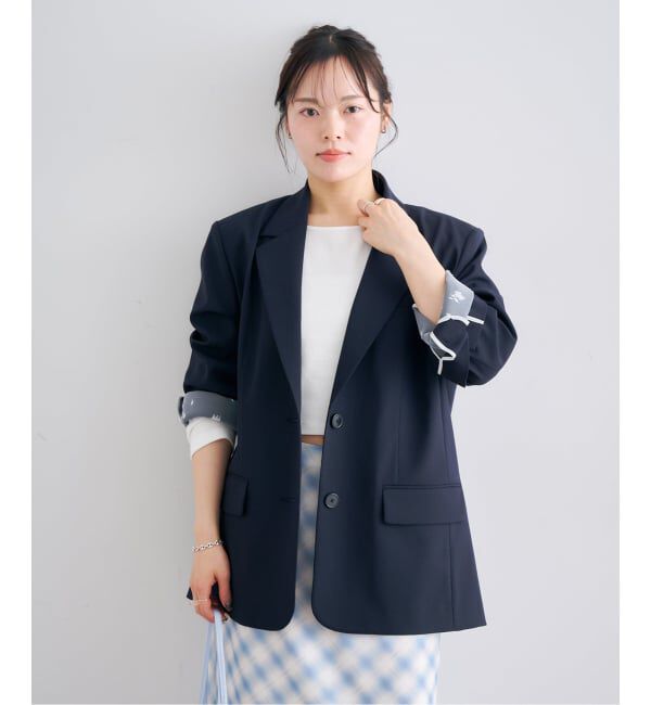 U by SPICK&SPAN「コットンフライスロングスリーブトップス」|Tシャツ・カットソー|