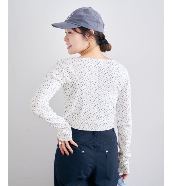 U by SPICK&SPAN「コットンフライスロングスリーブトップス」|Tシャツ・カットソー|