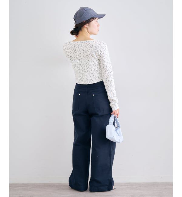 U by SPICK&SPAN「コットンフライスロングスリーブトップス」|Tシャツ・カットソー|