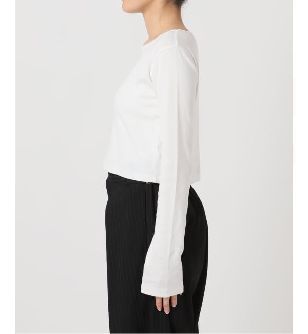 U by SPICK&SPAN「コットンフライスロングスリーブトップス」|Tシャツ・カットソー|
