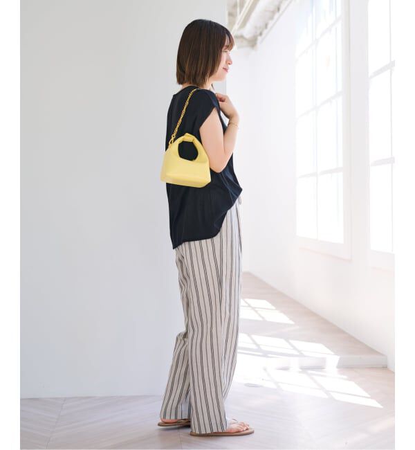 U by SPICK&SPAN「《予約 / 接触冷感》ウォッシャブルリネンブレンドプルオーバー」|ニット・セーター|