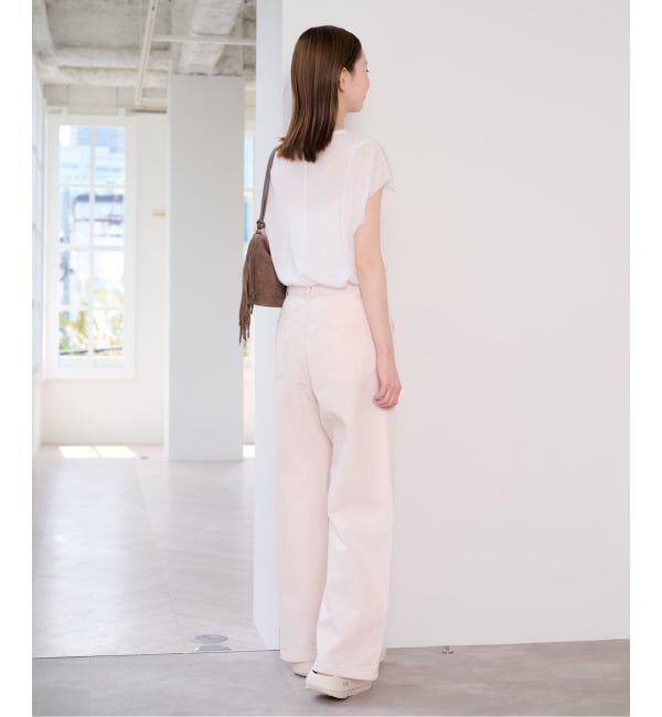 U by SPICK&SPAN「《予約 / 接触冷感》ウォッシャブルリネンブレンドプルオーバー」|ニット・セーター|