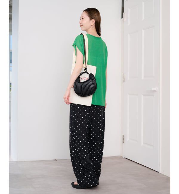 U by SPICK&SPAN「《予約 / 接触冷感》ウォッシャブルリネンブレンドプルオーバー」|ニット・セーター|