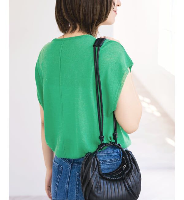 U by SPICK&SPAN「《予約 / 接触冷感》ウォッシャブルリネンブレンドプルオーバー」|ニット・セーター|