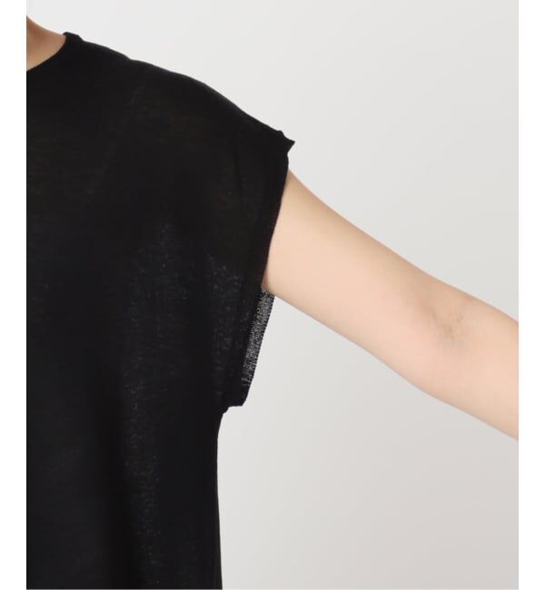 U by SPICK&SPAN「《予約 / 接触冷感》ウォッシャブルリネンブレンドプルオーバー」|ニット・セーター|