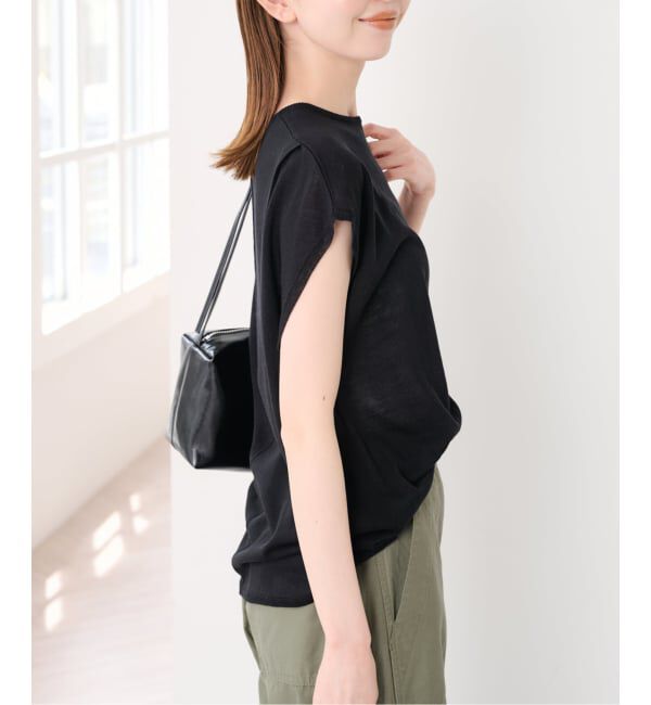 U by SPICK&SPAN「《予約 / 接触冷感》ウォッシャブルリネンブレンドプルオーバー」|ニット・セーター|