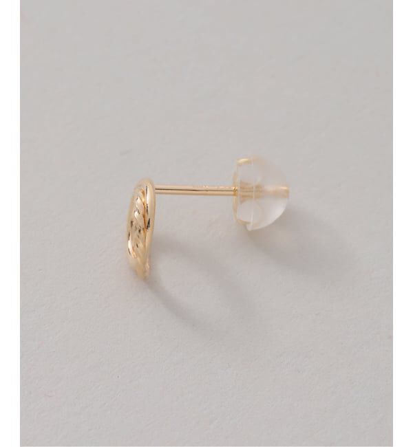Lilas by Spick&Span「《予約》ダブルサークルツイストピアス K18（両耳）」|ピアス|