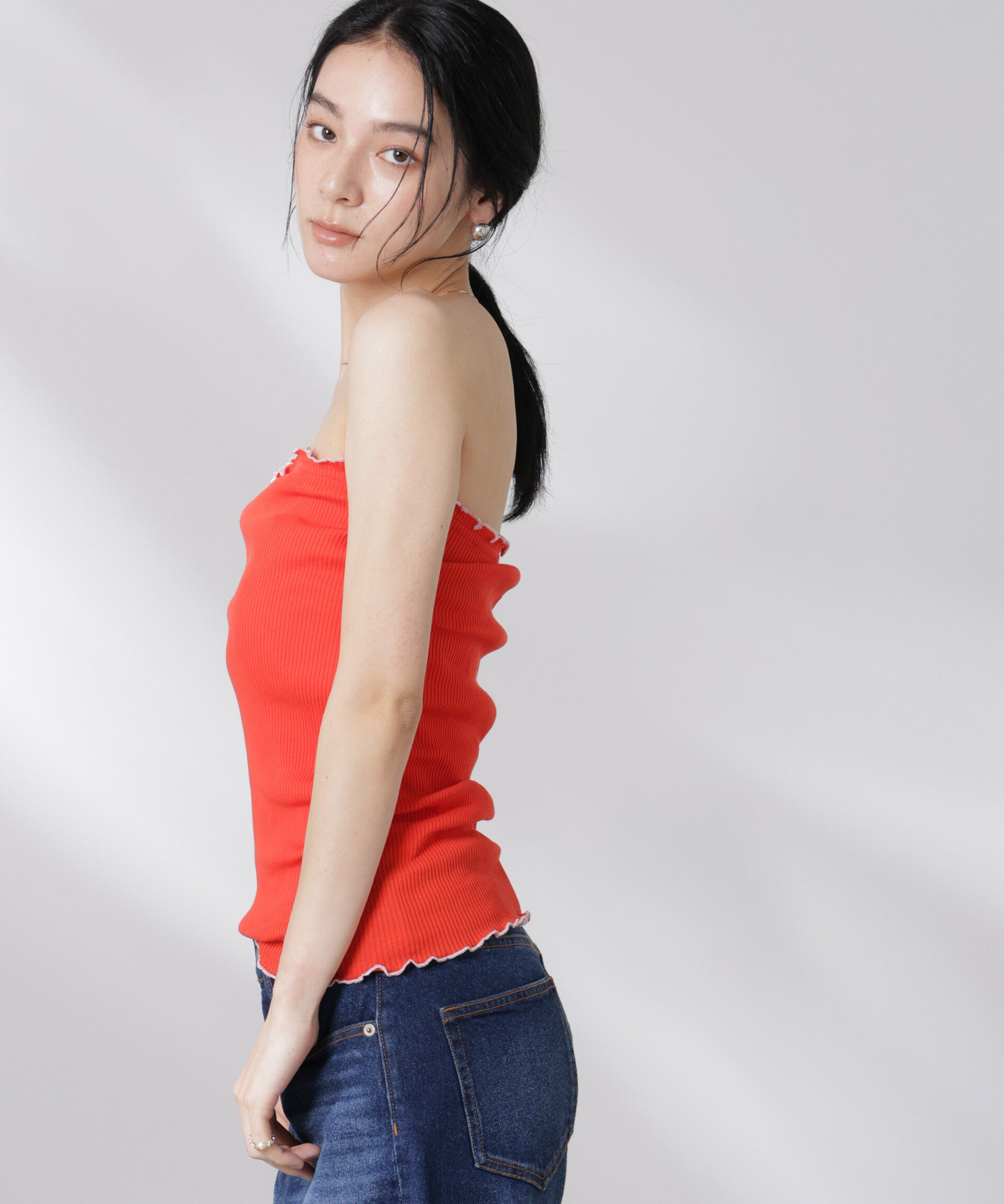 nano･universe「OperaSPORT/ROSETTE SEAMLESS TUBETOP」|Tシャツ・カットソー|