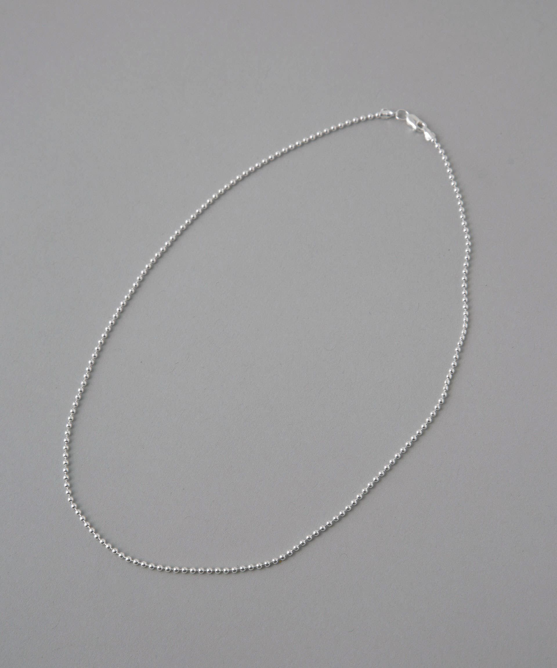 nano･universe「Mexican Jewelry/Silver Ball Chain Necklace」|ネックレス|