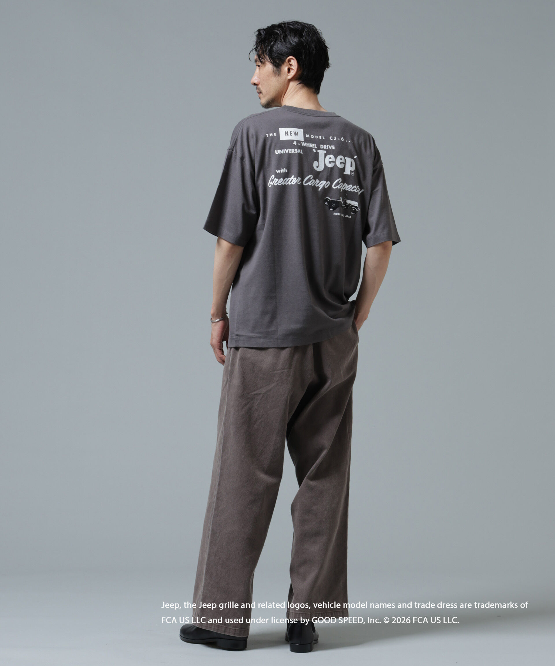 nano･universe「GOOD ROCK SPEED&times;Anti Soaked(R) 汗染み防止 ジープ Tシャツ」|Tシャツ・カットソー|
