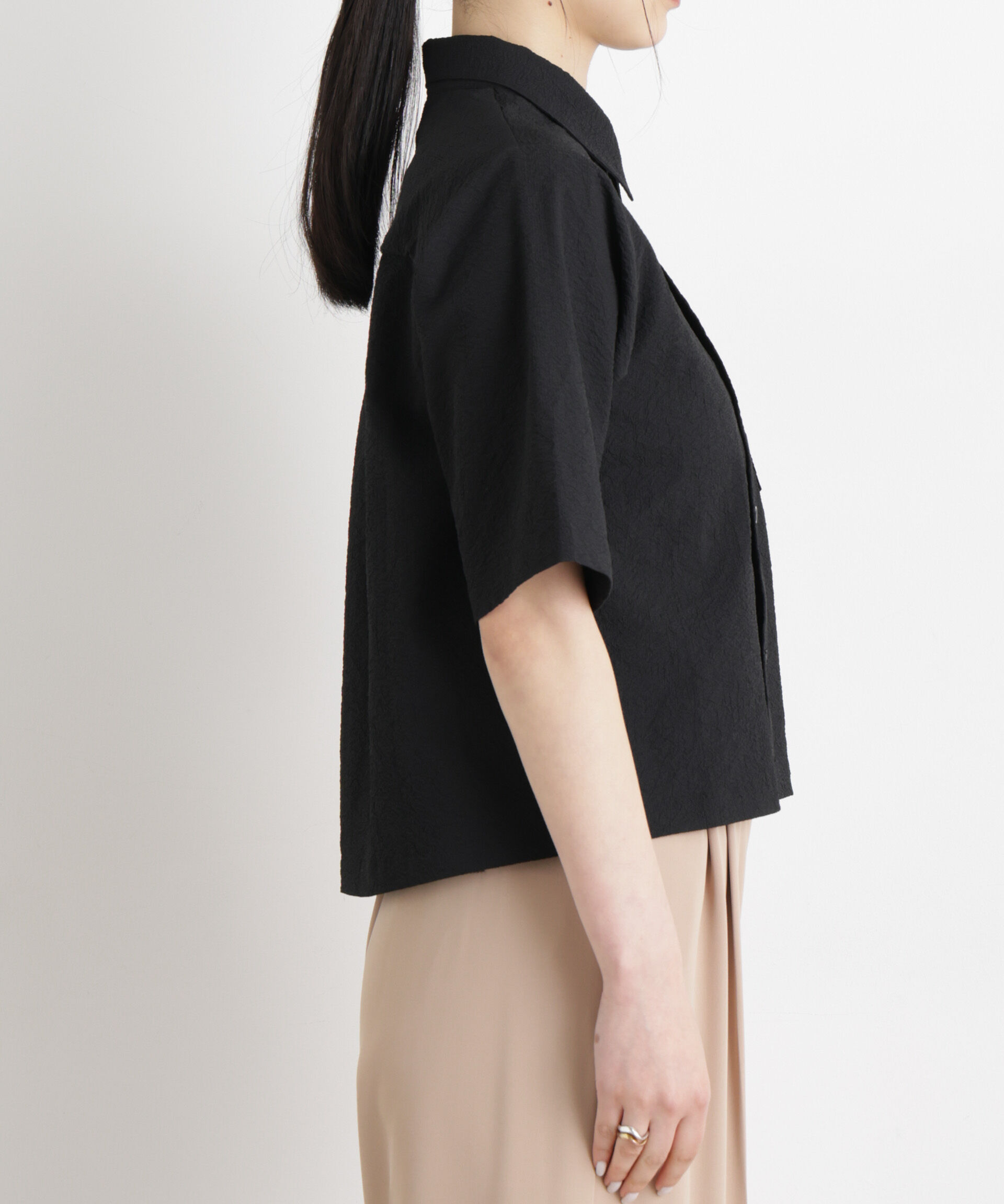 nano･universe「THOUSAND MILE/SEERSUCKER SHIRT(セットアップ可)」|シャツ・ブラウス|