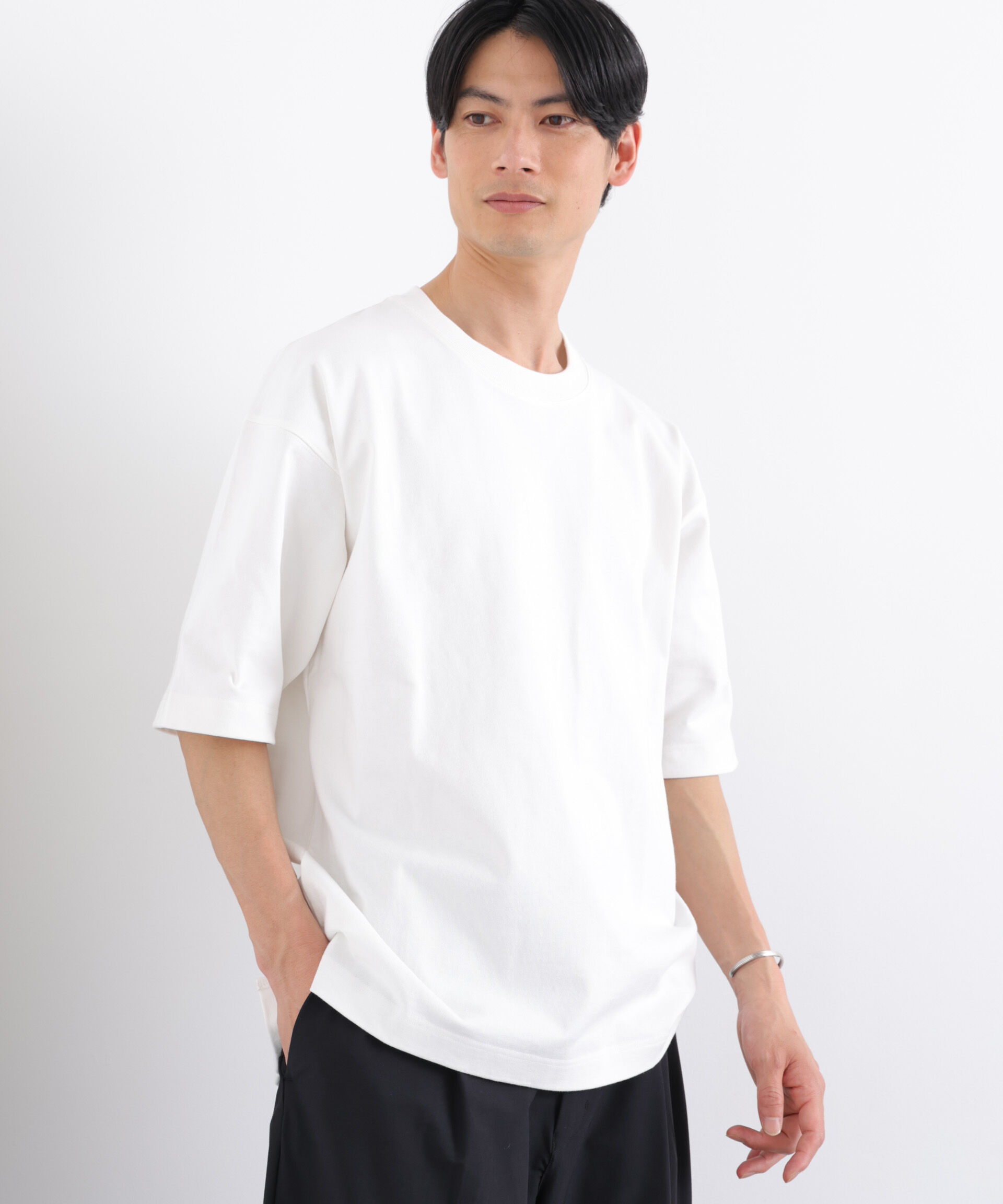 nano･universe「ヘビーウェイトTシャツ 半袖」|Tシャツ・カットソー|