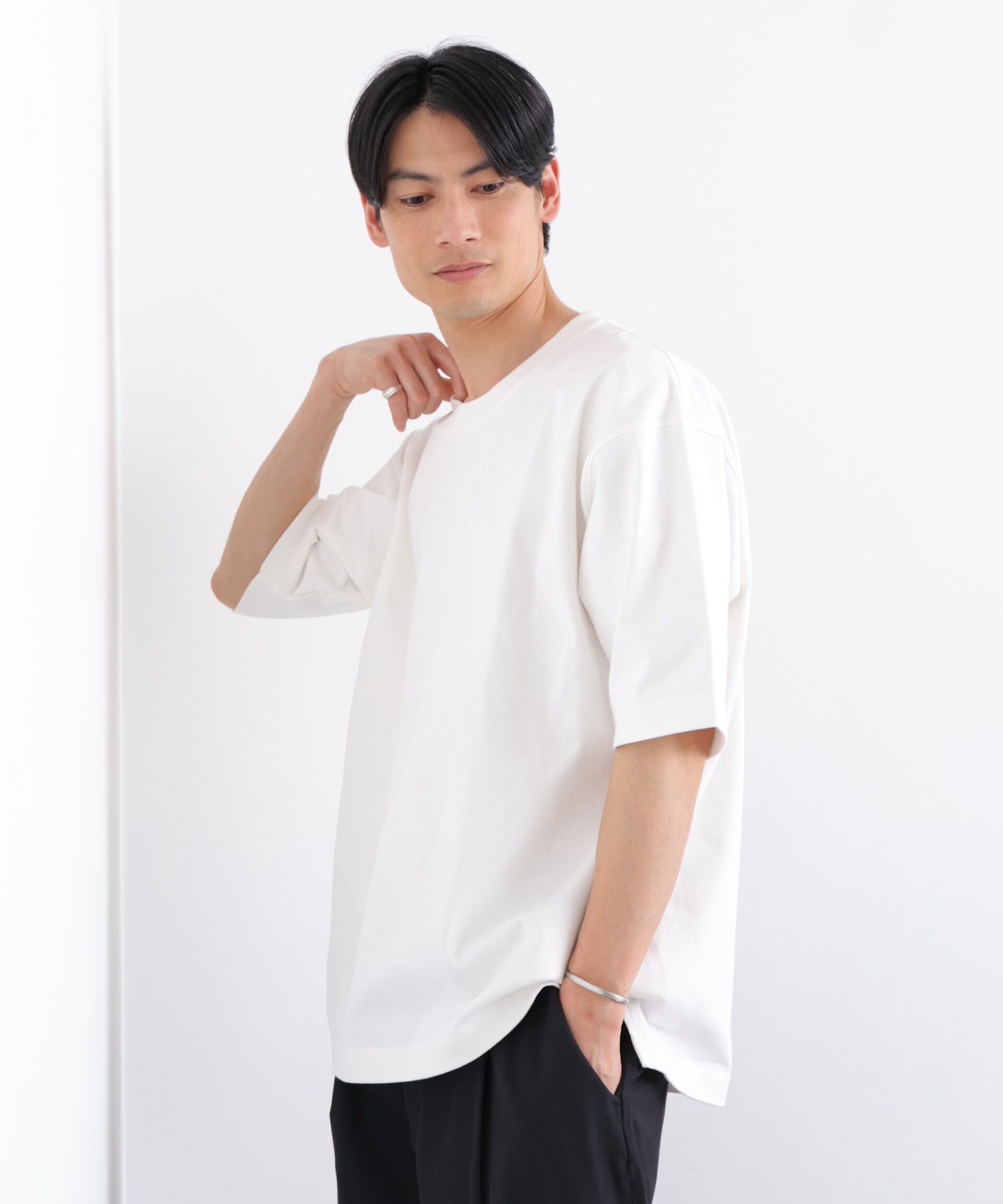 nano･universe「ヘビーウェイトTシャツ 半袖」|Tシャツ・カットソー|