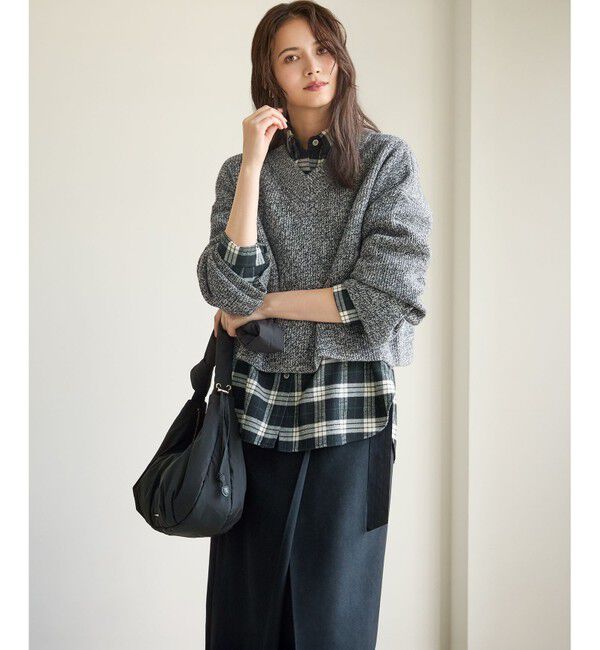 23区「【SLOW/一部店舗限定】ソフトウール Vネック ニット」|ニット・セーター|