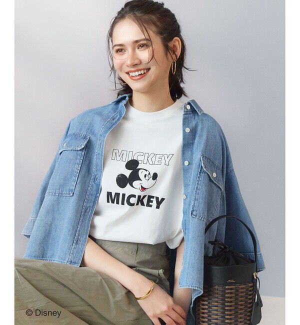 23区「【SLOW/一部店舗限定】LIGHT DENIM クロップド シャツ」|シャツ・ブラウス|