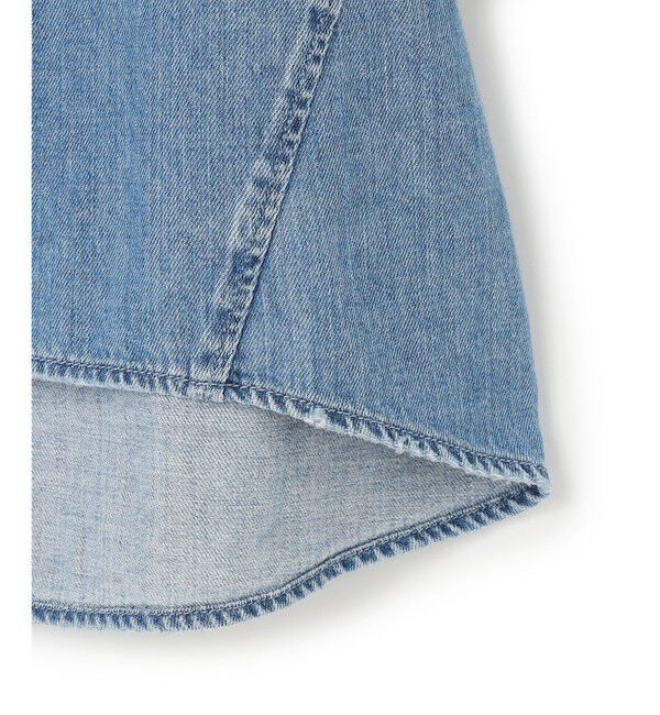 23区「【SLOW/一部店舗限定】LIGHT DENIM クロップド シャツ」|シャツ・ブラウス|
